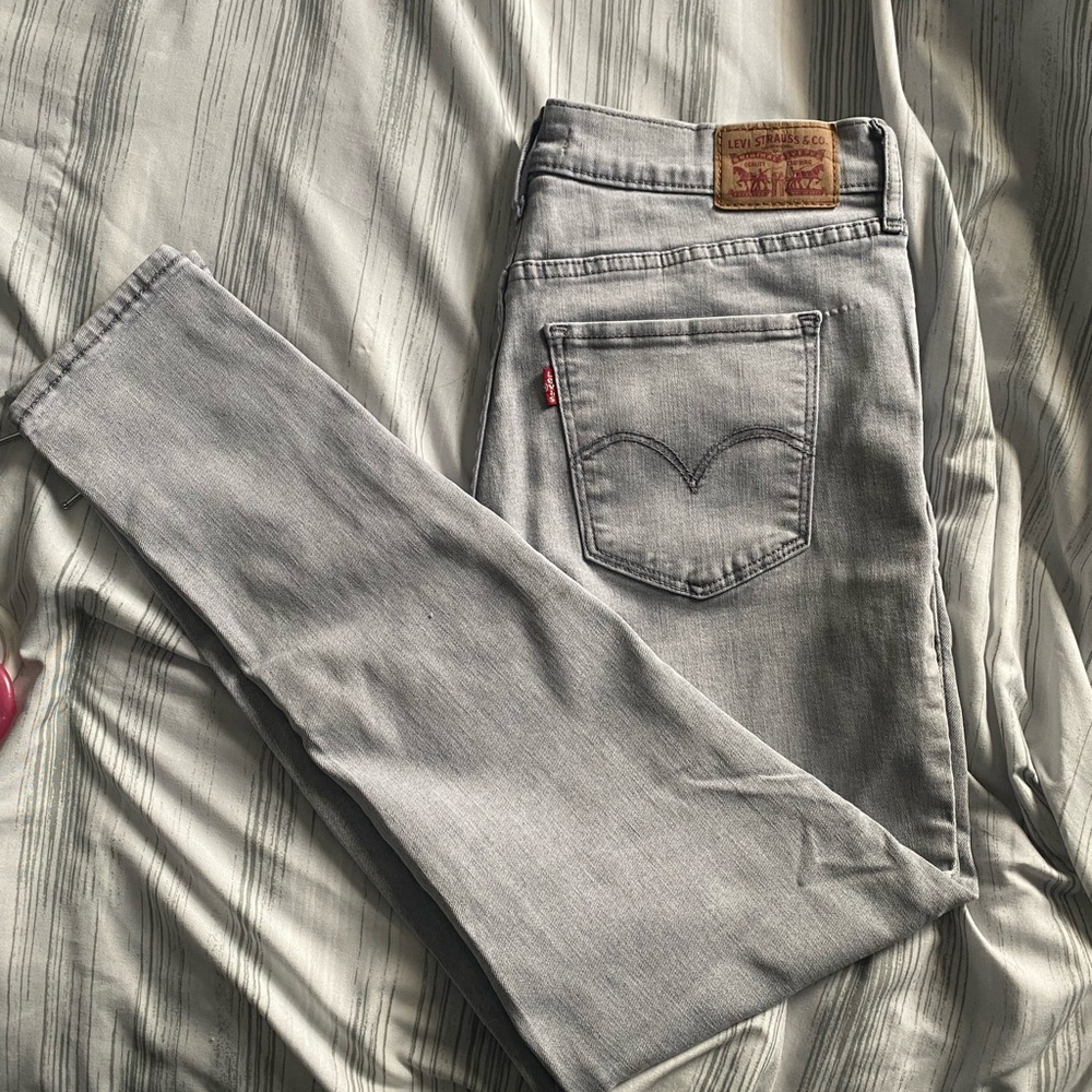 Levi's Gray High Rise Jeans